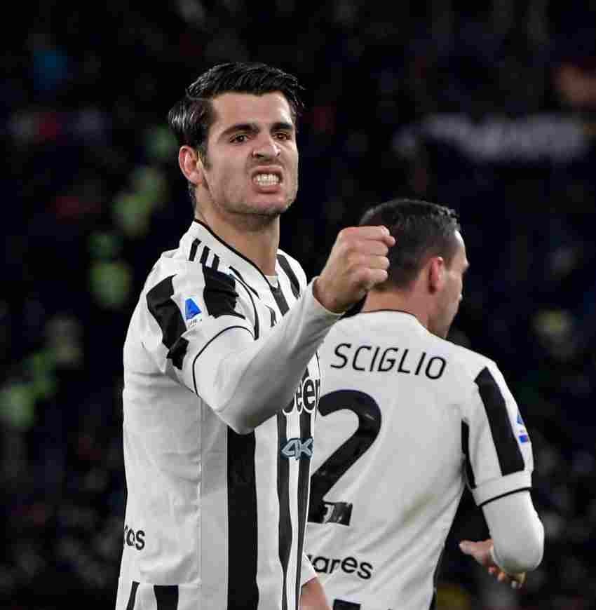 Morata con la Juventus 