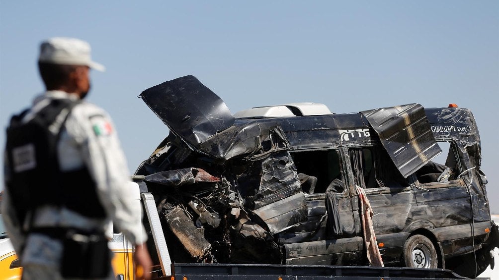 Accidente vehicular en el municipio de Lagos de Moreno, Jalisco