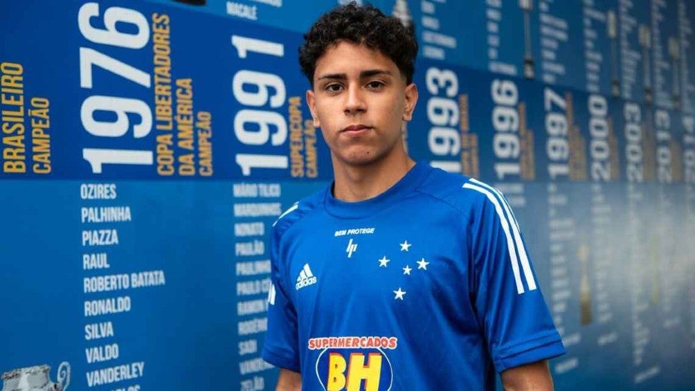 Alejandro Viniegra en su estadía con el Cruzeiro