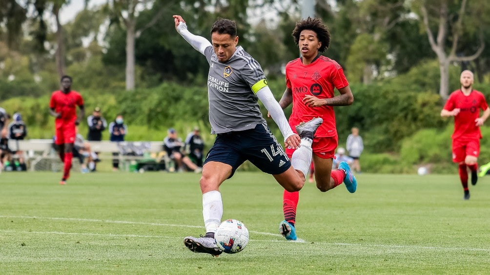 Javier 'Chicharito' Hernández con el LA Galaxy 