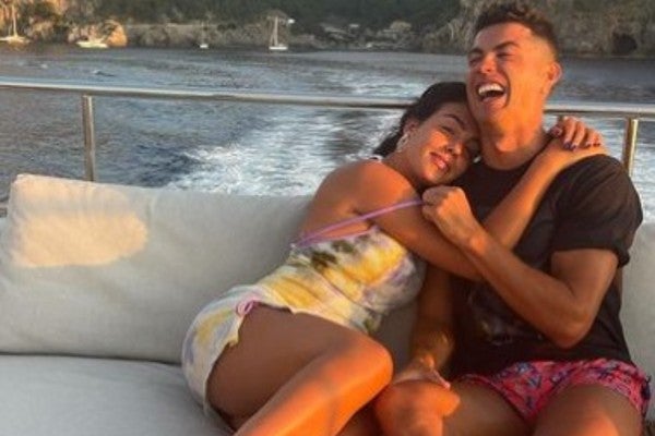 Georgina Rodríguez junto a Cristiano Ronaldo