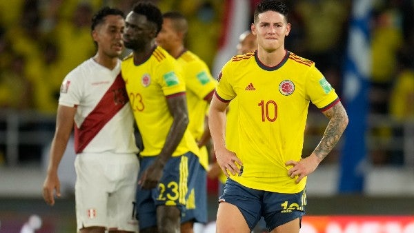 James Rodríguez tras finalizar juego ante Perú