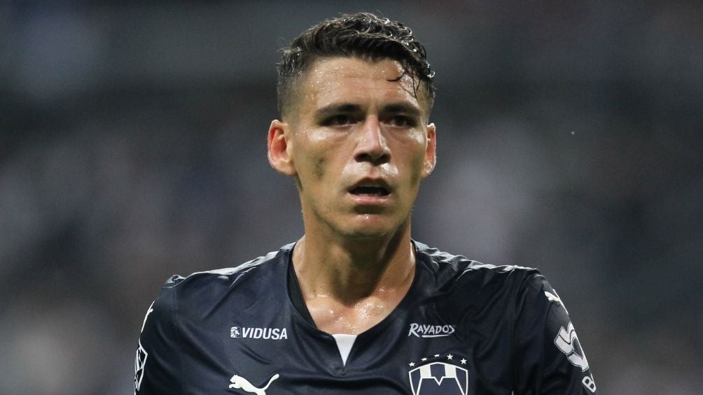 Moreno en un partido con Rayados