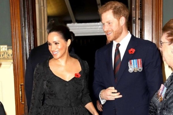 Meghan Markle junto al príncipe Harry