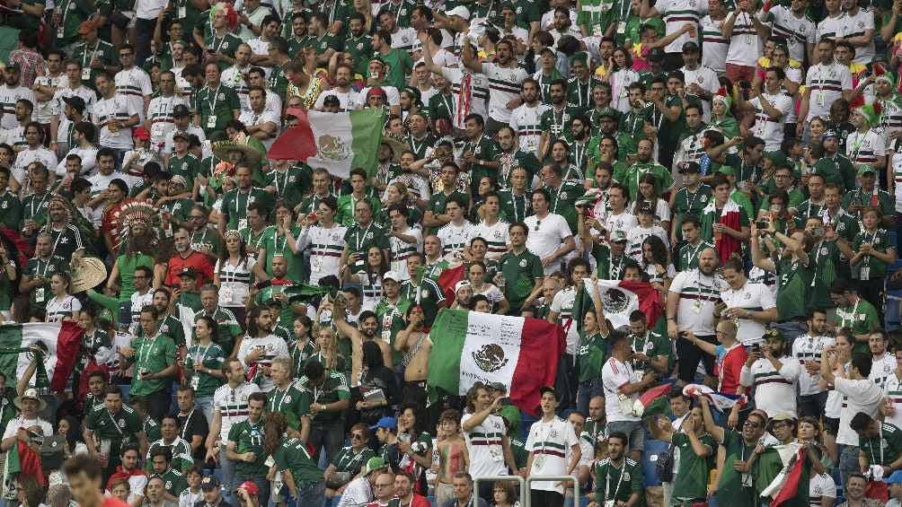 Afición de la Selección Mexicana en el Mundial de Rusia 2018