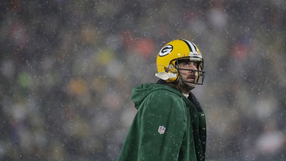 Rodgers en un partido con Green Bay 