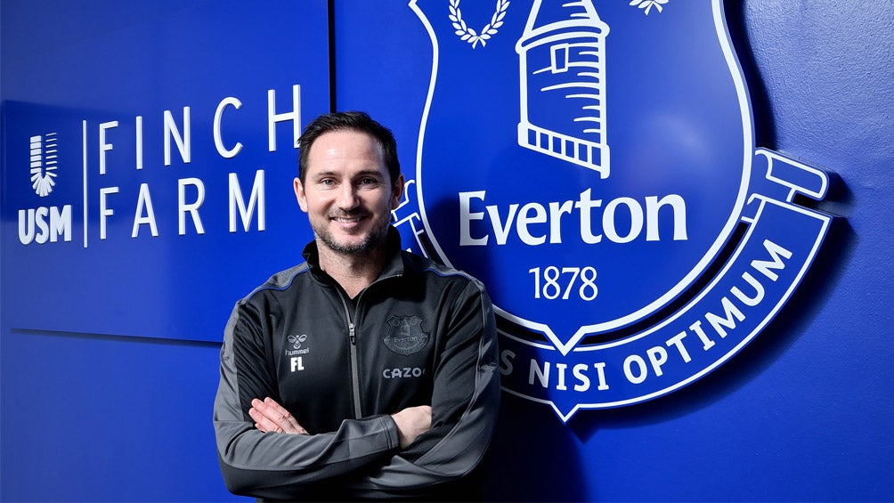 Frank Lampard, en su presentación con el Everton