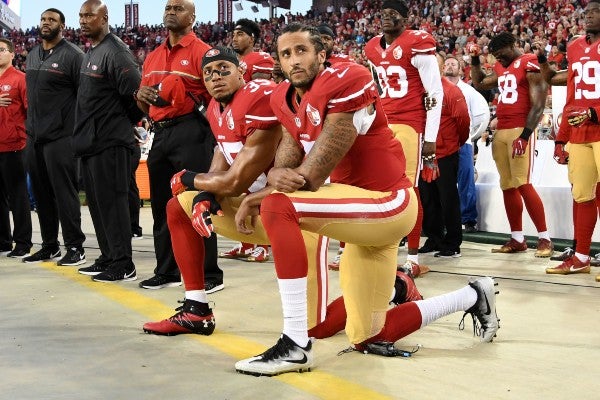 Colin Kaepernick con los 49ers de San Francisco