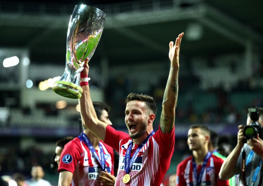 Saúl en Supercopa de España, 2018