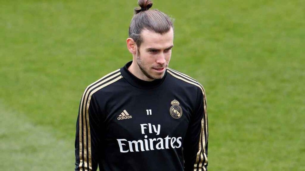 Gareth Bale durante entrenamiento con el Real Madrid