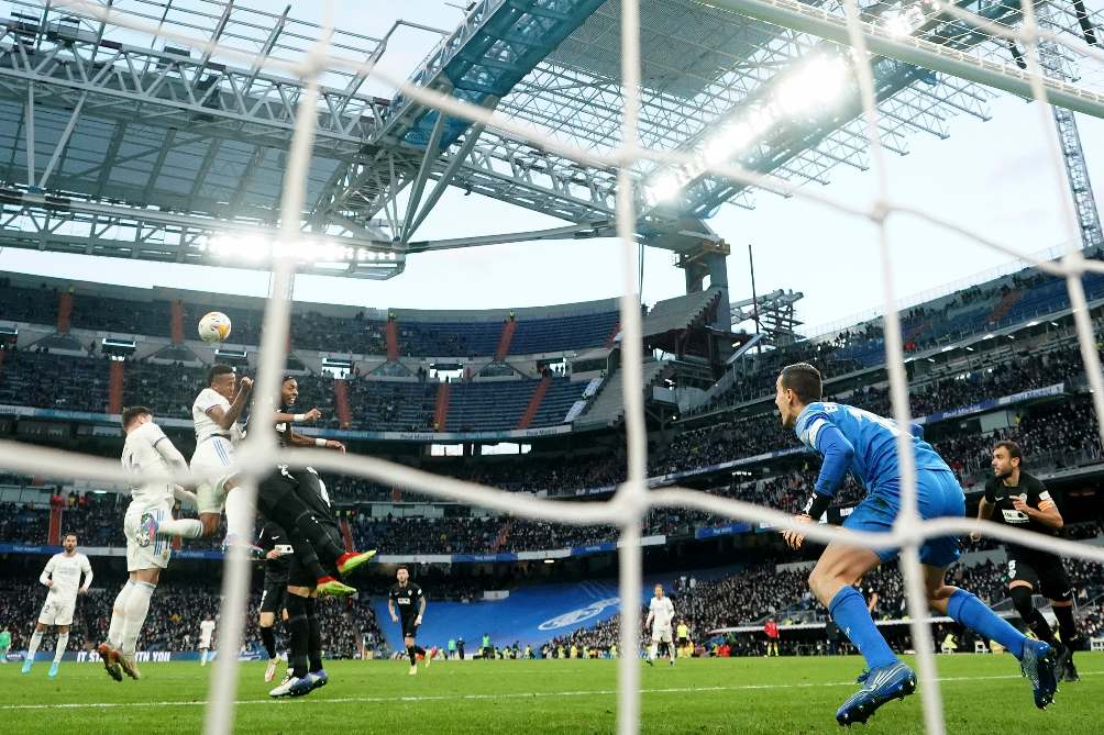 Partido del Real como local, desde el Santiago Bernabéu