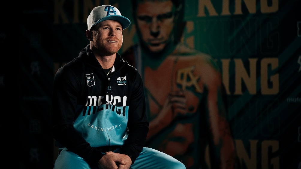 Saúl 'Canelo' Álvarez durante el Media Day previo a pelea