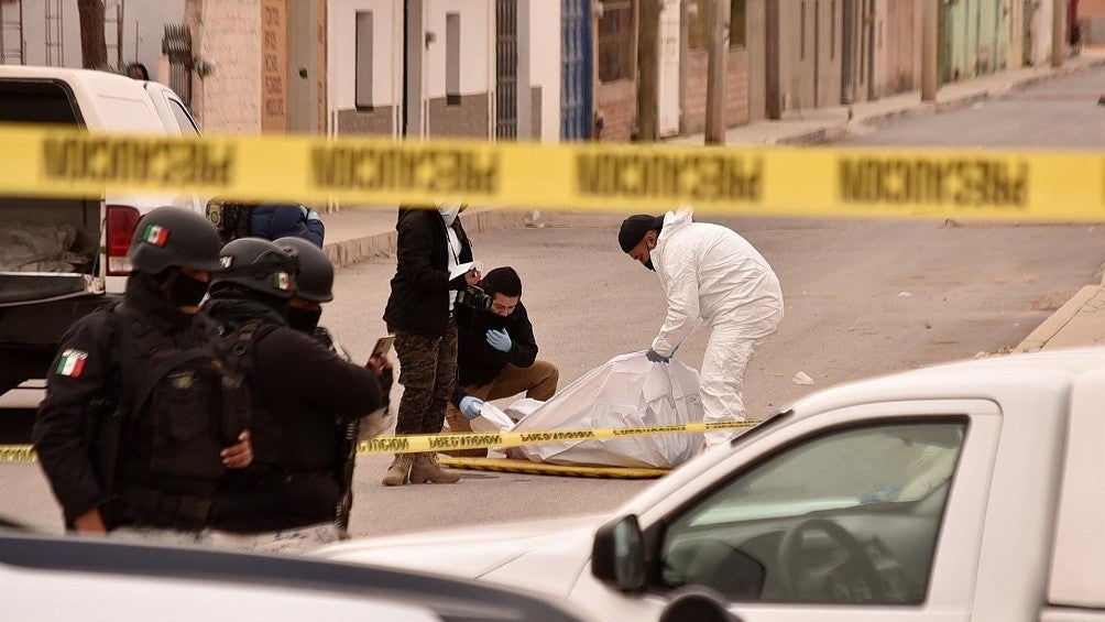 Peritos levantan cuerpos en Fresnillo, Zacatecas