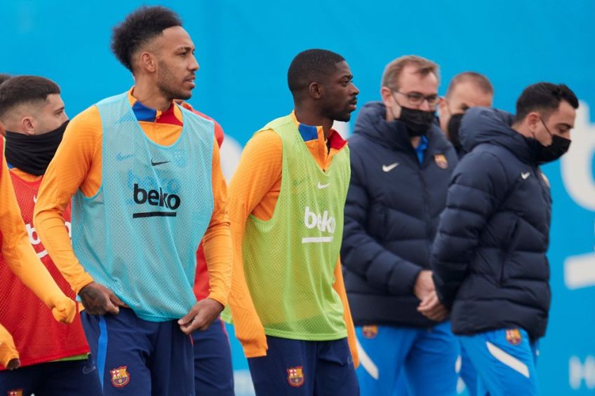 Ousmane se unió al entrenamiento 