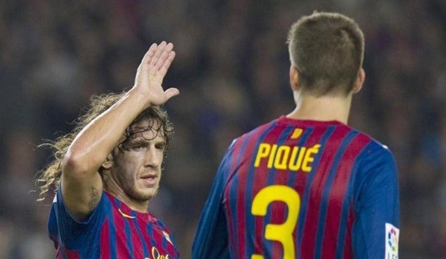 Carles Puyol como compañero de Piqué