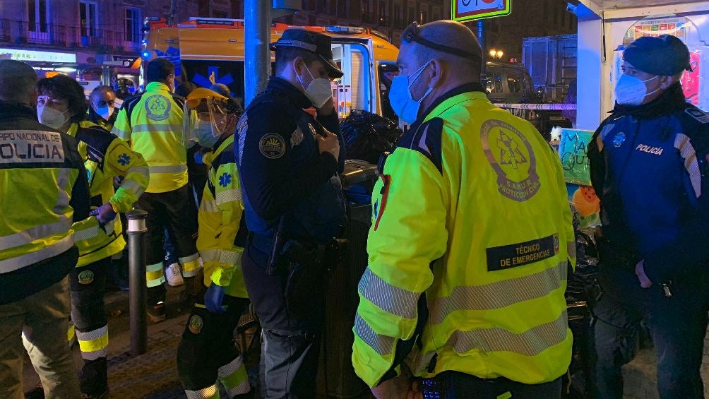 Emergencias intentando reanimar a Jaime Guerrero Messousi