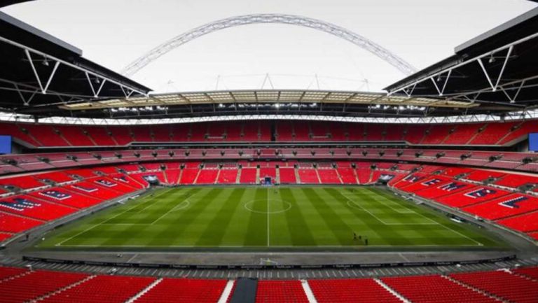  Vista panorámica del Estadio de Wembley