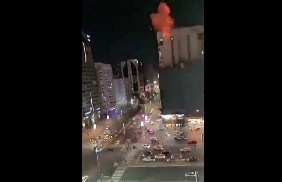 Explosión en edificio de Abu Dabi