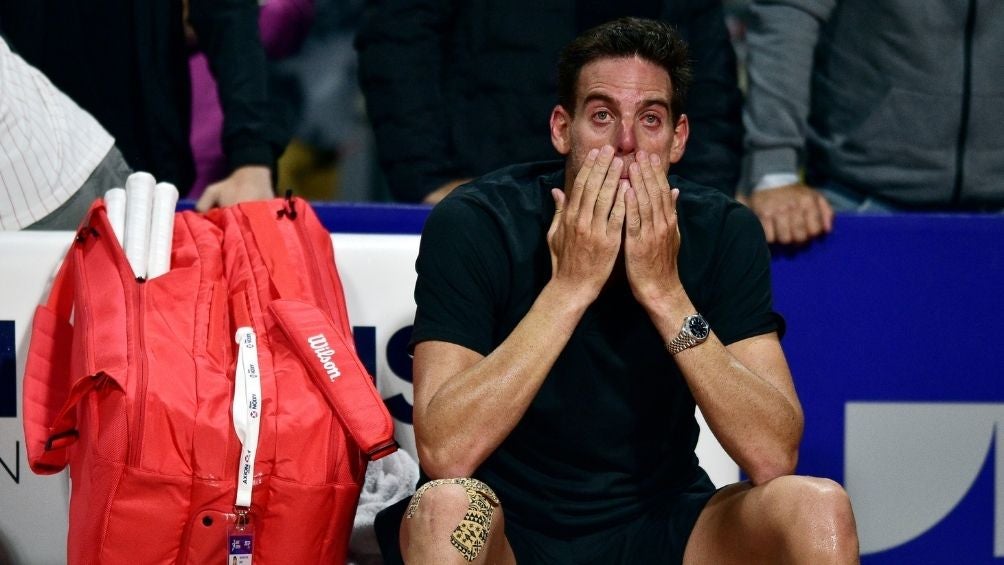 Del Potro no pudo contener las lágrimas