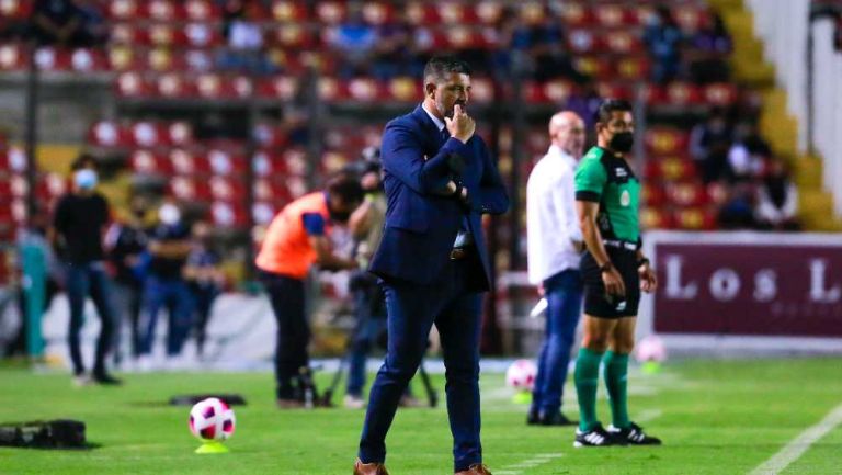 Leonardo Ramos en el partido ante Xolos