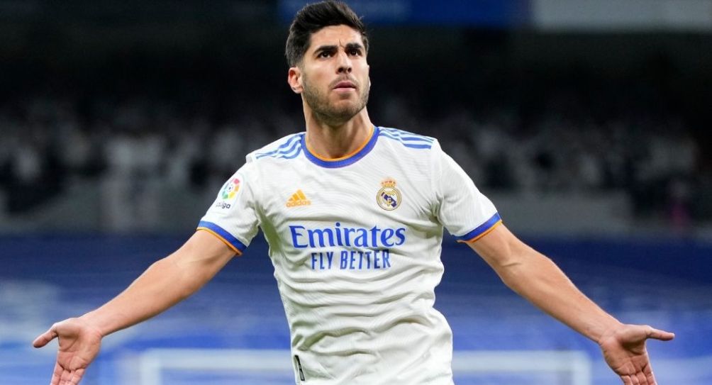 Marco Asensio festejando un gol