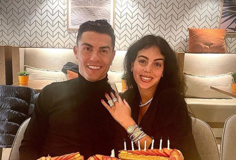 Cristiano Ronaldo junto a Georgina Rodríguez