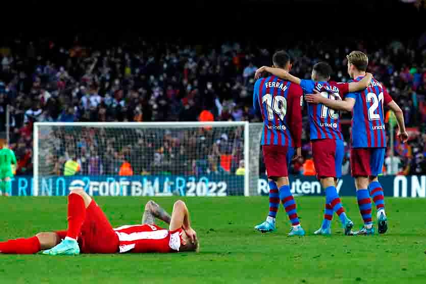 Barcelona derrotó 4-2 al Atlético del Madrid