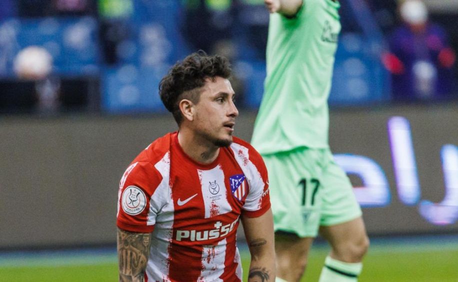 Giménez con el Atlético