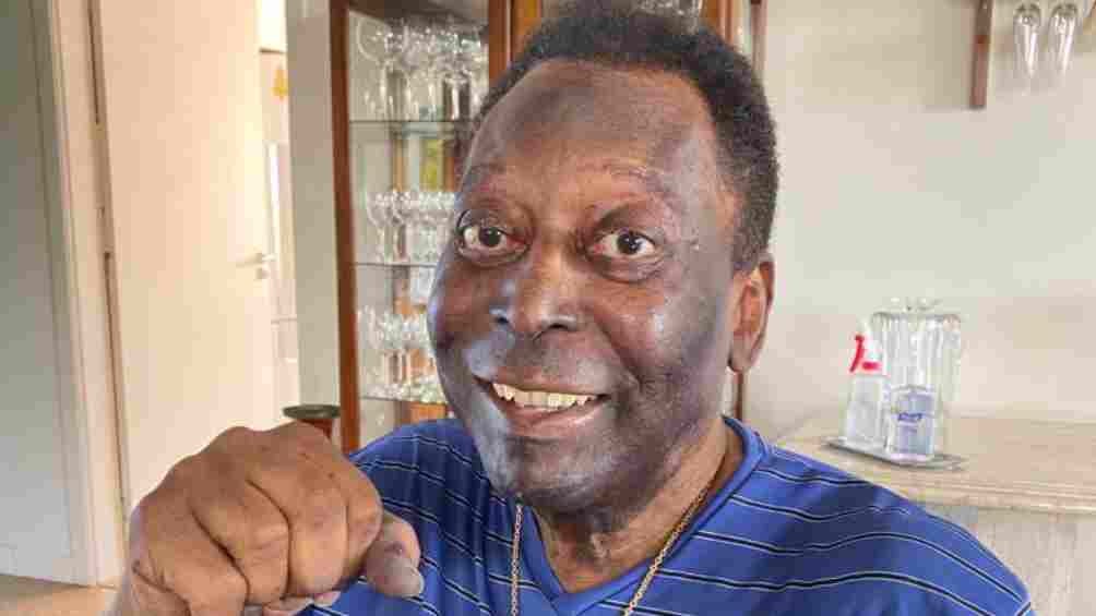 Pelé reapareció con un gran ánimo 