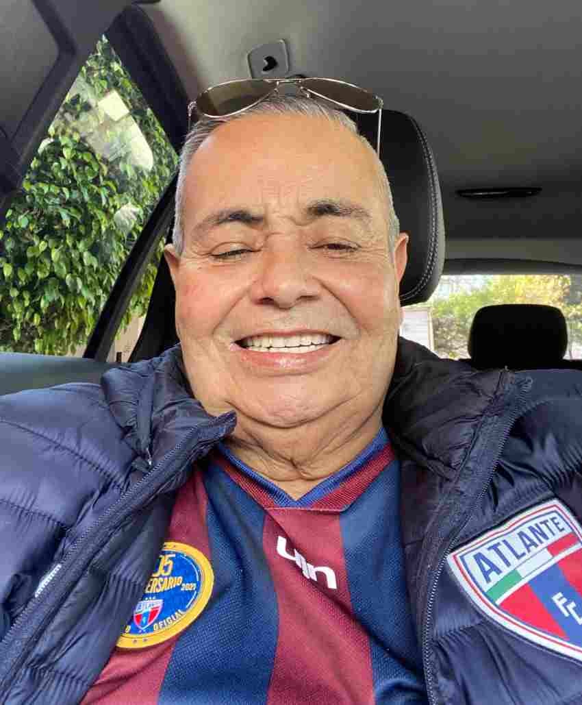 Rudo Rivera, fiel aficionado del Atlante 