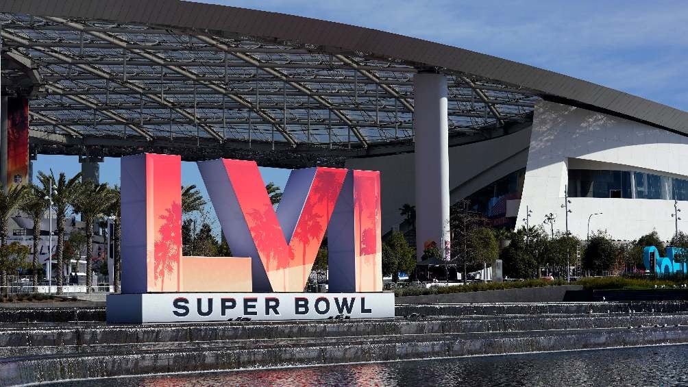 SoFi Stadium en Los Angeles listo para albergar el Super Bowl LVI