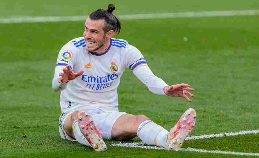 Bale lamentando una falla ante Villarreal 