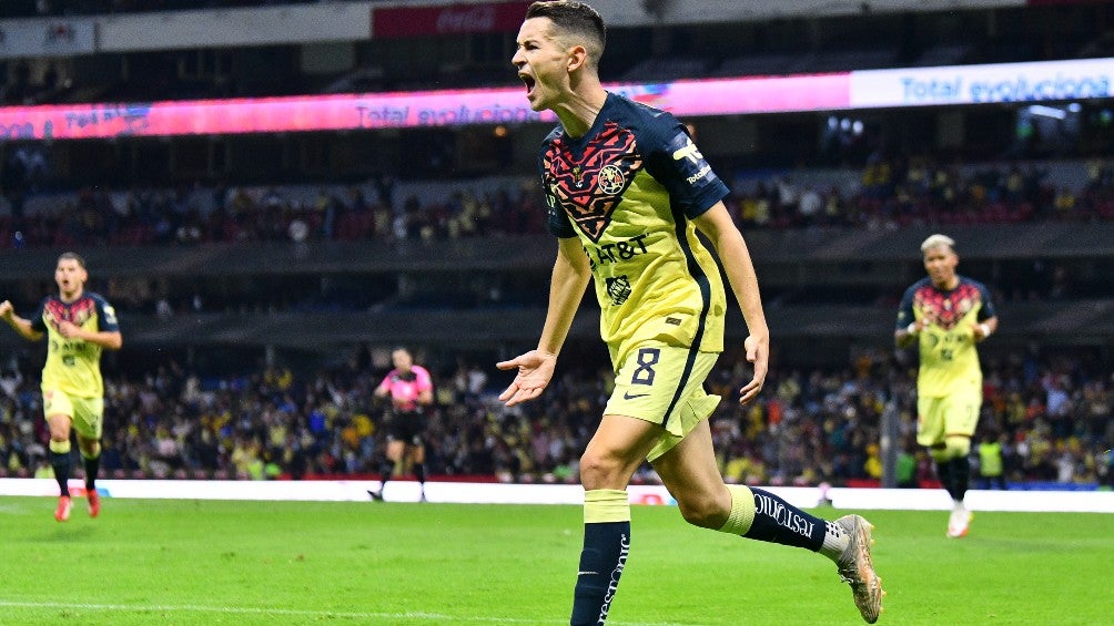 Álvaro Fidalgo durante partido ante Santos