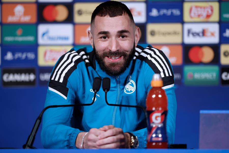 Benzema en conferencia de prensa