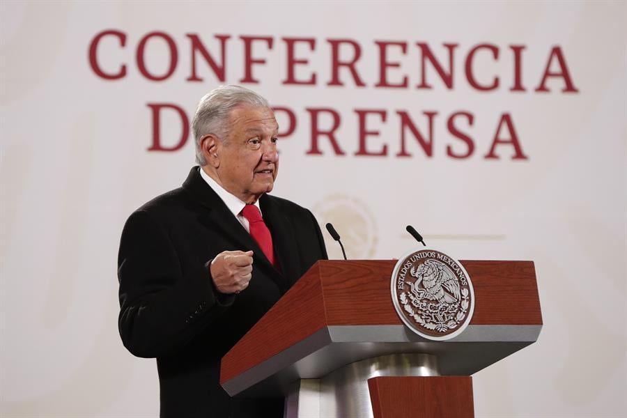 López Obrador en conferencia de prensa matutina