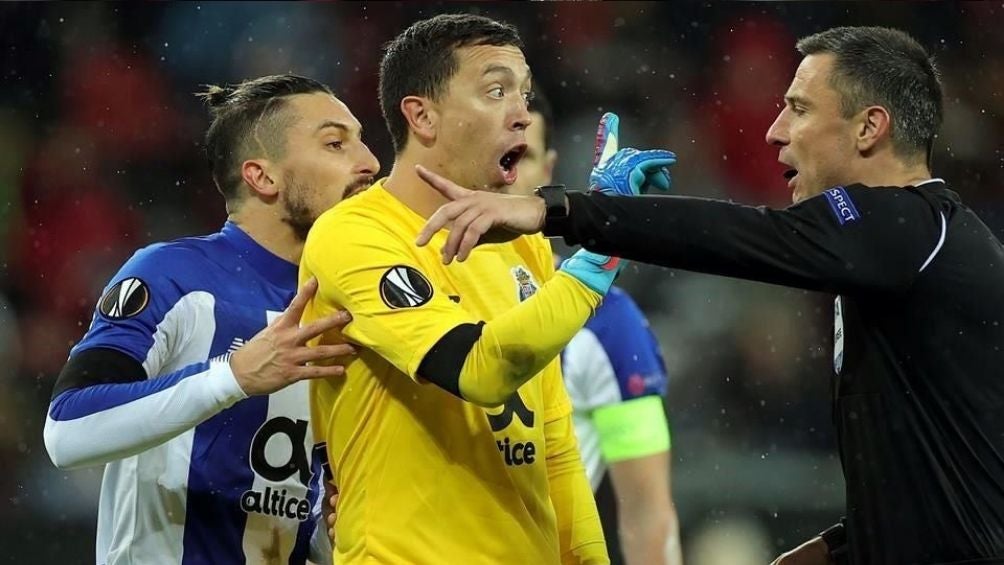 Marchesín durante un partido del Porto