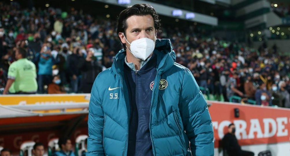 Santiago Solari previo a un partido