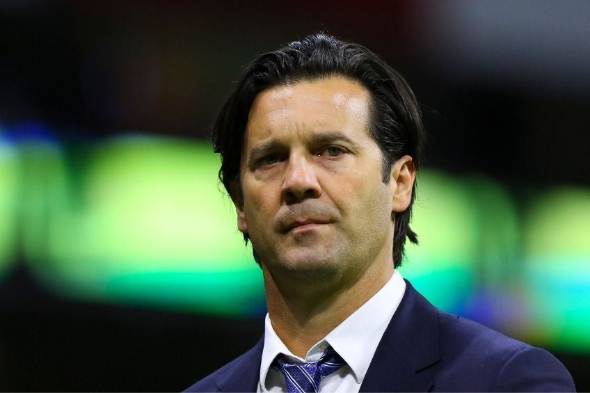 Santiago Solari tras un partido del América