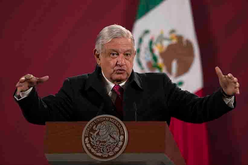 AMLO, durante si conferencia de prensa matutina 