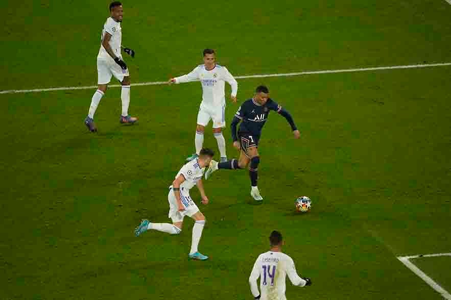 Mbappé, contra el Real Madrid en la Champions 