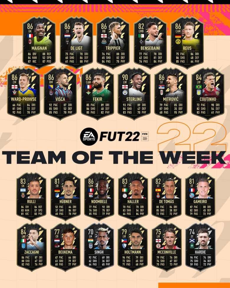 Equipo de la Semana 22 de FIFA 22