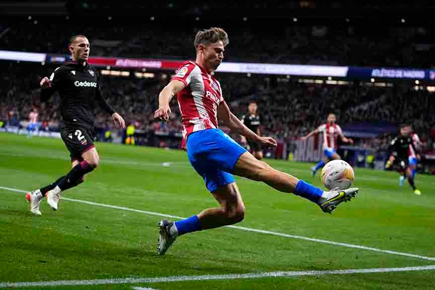 Atlético de Madrid, contra el Levante en el partido de LaLiga 