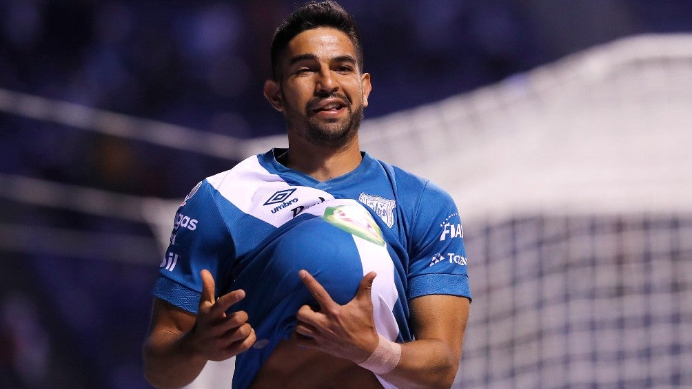 Diego de Buen celebra anotación ante Rayados en la Jornada 6 del Cl22