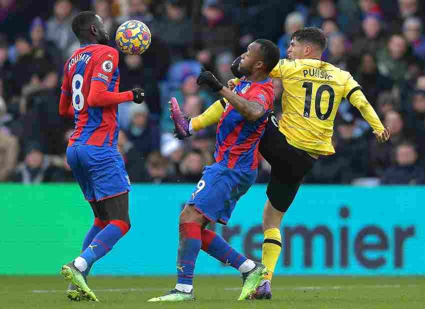 Christian Pulisic en el partido vs Crystal Palace 