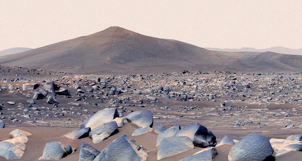 Vista de Marte, desde el rover 'Perseverance'