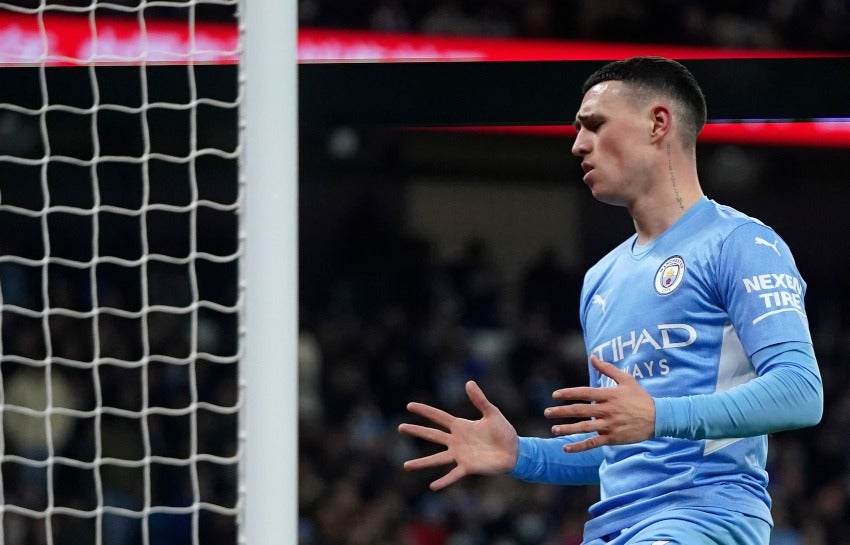 Foden en la derrota del Manchester City ante los Spurs