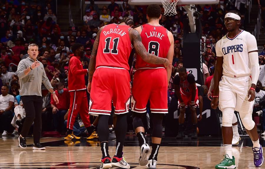 La pareja de los Chicago Bulls