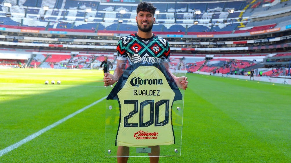 América: Bruno Valdez fue reconocido por disputar 200 partidos con las Águilas