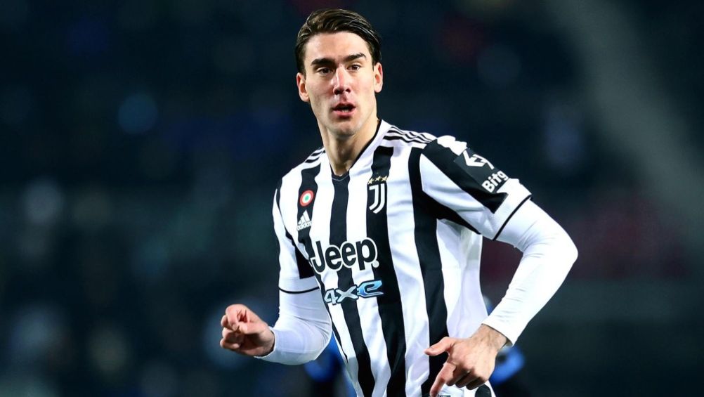 Vlahovic, de la Juventus, en festejo