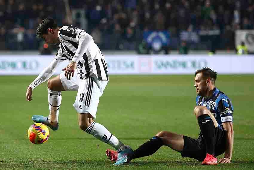 Morata, en un partido de la Juventus 